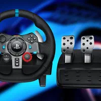 فرمان بازی لاجیتک G29 با شیفتر و پدال اصلی