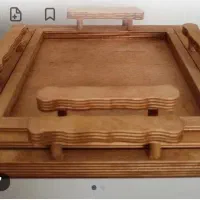 سینی چوبی سه عدد نو