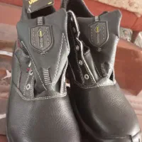 کفش ایمنی تمام چرم پاتن ساق بلند