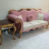 مبل سلطنتی ۹نفره همراه میز|مبلمان خانگی و میز عسلی|تربت‌حیدریه, طالقانی|دیوار