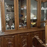 بوفه ۲ تیکه چوب گردو