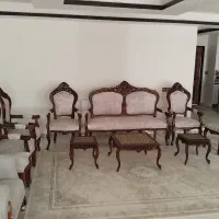 مبل سلطنتی به همراه میز و صندلی غذا خوری ۸ نفر|مبلمان خانگی و میز عسلی|پاکدشت, پاکدشت (مامازند)|دیوار
