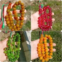 تسبیح سندلوس ۳۳ دانه تراش شلغمی برش استاد (یعقوب)