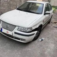 سمند دوگانه شرکتی lx مدل ۸۷ تصادف بدنه زیرقیمت