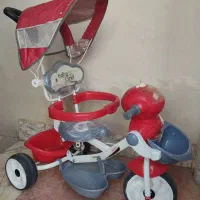 سه چرخه حمل کودک بیبی لند طرح فضانورد|دوچرخه، اسکیت، اسکوتر|مشهد, سرافرازان|دیوار