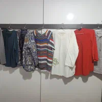 لباس زنانه شومیزشلوار جین پارچه ای دامن مانتوپالتو