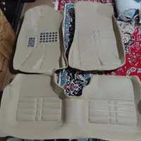 کفی چرم پژو کرمی