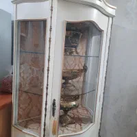 بوفه چوب راش، برنز کاری|بوفه، ویترین، کنسول|تهران, بهداشت|دیوار