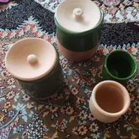 ظروف سفالی ، مخصوص دیزی و ماست و ترشی