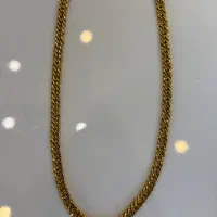 گردنی مردانه کارتیه ژاپنی طلا دسته دوم ۱۸ عیار نو