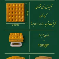 تولید نان قندی فروش فقط عمده|خوردنی و آشامیدنی|قم, کوه سفید|دیوار