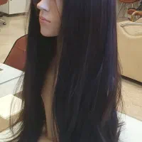 کلاه گیس ۷۵ سانتی متری با کیفیت..جلوتور..فرق متحرک