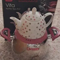 ست قوری کتری دسینی ترکیه ای نو و اکبند|قوری، کتری، قهوه‌ساز دستی|تهران, دردشت|دیوار