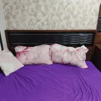 تخت دونفره برند سنا چوب|تخت و سرویس خواب|شاهین‌شهر, عطار|دیوار