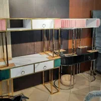 تخت مژه/صندلی میکاپ/آینهکنسول/کانتر|آرایشگاه و سالنهای زیبایی|سنندج, |دیوار