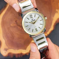 ساعت مچی مردانه ویکتور طلایی نقره ای مدل 5715|ساعت|یزد, |دیوار