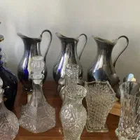 مجموعه ظروف آنتیک و قدیمی|کلکسیون اشیاء عتیقه|تهران, فردوسی|دیوار