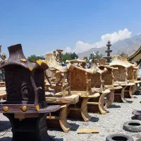 کبابپز بتنی اجری طرح سنگ