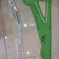 لوازم خیاطی خط کش مولر و گونیا