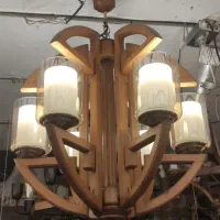 لوستر چوبی
