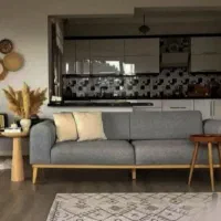 مبل راحتی با پارچه خارجی//