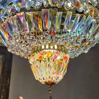 لوستر عتیقه انتیک برنز