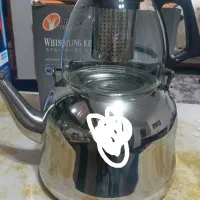 کتری ۴ لیتری سوت دار با قوری پیرکس