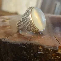 انگشتر عقیق یمانی سفید قدیمی|جواهرات|اصفهان, مسجد مصلی|دیوار