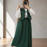 سه تیکه جلیقه دامن شومیز