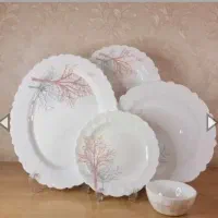 سرویس ۲۵ پارچه آرکوپال مقصود مدل شادو صورتی