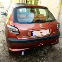 پژو ۲۰۶ تیپ۲ مدل ۸۷ رنگ مسی