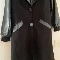 پالتو چرم و فوتر آستر کشی شده سایز ۳۸ تا ۴۰|لباس|کرج, حیدرآباد|دیوار