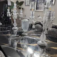 دو عدد شمعدان ۴ شعله باکارات