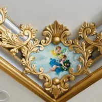 اجرای نقاشی کلاسیک /چهره و مدرن روی دیوار/ پتینه