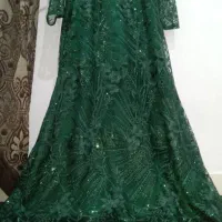 لباس مجلسی سبز یاقوتی|لباس|اهواز, بهارستان|دیوار