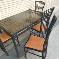 میز صندلی فلزی