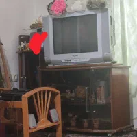 میزتلویزیون چوبی