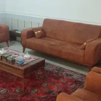 فروش دو دست مبل ۸ و ۷ نفره با میز وسط و عسلی|مبلمان خانگی و میز عسلی|دوگنبدان, |دیوار