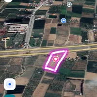 زمین فروشی اتوبان نیشابور مشهد روستا ادگ