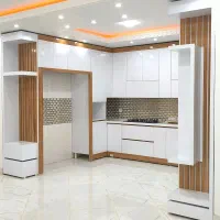 دکوراسیون داخلی کابینت آشپزخانه. کمد دیواری وغیره|جاکفشی، کمد، دراور|زهک, |دیوار