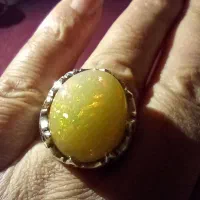 انگشتر اوپال معدنی درشت قواره|جواهرات|تهران, قنات‌کوثر|دیوار
