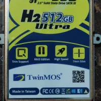 هارد SSD 512G TwinMos بسیار کم کارکرد، ساخت تایوان