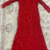 پیراهن گیپور پولکدوزی اعلا