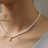 گردبند مرواریدی طرح گل لاله|بدلیجات|تهران, جیحون|دیوار