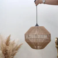 لوستر مکرومه و رافیا سبک بوهو|لوستر و چراغ آویز|تهران, قنات‌کوثر|دیوار