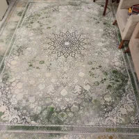 فرش طرح ابریشم گل برجسته ۱۲متری کاشان کم کارکرد|فرش|تهران, قیام|دیوار