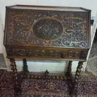 سکرتری میز تحریر  چوب آلمانی قدیمی