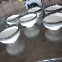 هفت عدد کاسه ماست خوری شیک سالم اصلا استفاده نشده