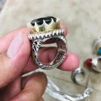 ۸عدد انگشتر|جواهرات|بردسکن, |دیوار