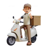 پیک موتوری هستم با باکس